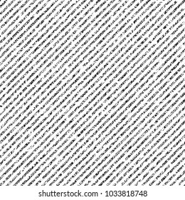 Striped diagonal distressed seamless vector pattern. Grungy overlay texture for shading.