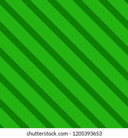 Striped diagonal pattern Background with slanted lines Different shades of beautiful green. Scalable vector graphics. Popular graphic design.