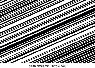 Striped diagonal pattern Background with slanted lines Vector illustration Black and white color
