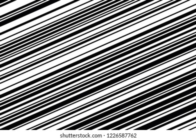 Striped diagonal pattern Background with slanted lines Vector illustration Black and white color