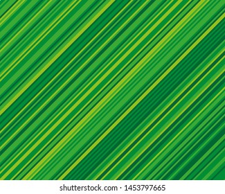 Striped diagonal pattern for printing on fabric, paper, wrapping, scrapbooking, websites Green Background with slanted lines Vector illustration