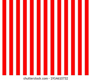 Striped Diagonal Pattern, Red Stripe On White Background