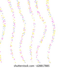 Striped Floral Background. Bright Lines of Gentle Daisy Flowers