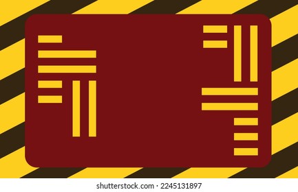 Striped Geometric Background. Abstract Line Banner Vector