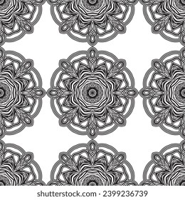 Streifen geometrische Muster. Schwarz-Weiß-Muster für Webseiten, Texturen, Karten, Poster, Gewebe, Textilien