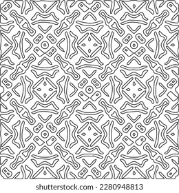 Striped geometric patterns. Digital design.Black and white pattern for web page, textures, card, poster, fabric, textile.