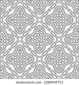 Striped geometric patterns. Digital design.Black and white pattern for web page, textures, card, poster, fabric, textile.