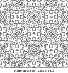 Striped geometric patterns. Digital design.Black and white pattern for web page, textures, card, poster, fabric, textile.