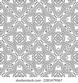 Striped geometric patterns. Digital design.Black and white pattern for web page, textures, card, poster, fabric, textile.