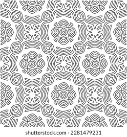 Striped geometric patterns. Digital design.Black and white pattern for web page, textures, card, poster, fabric, textile.