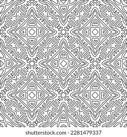 Striped geometric patterns. Digital design.Black and white pattern for web page, textures, card, poster, fabric, textile.