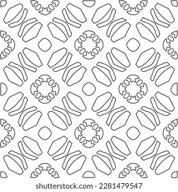 Streifen geometrische Muster. Digitales Design.Schwarz-Weiß Muster für Webseiten, Texturen, Karte, Poster, Stoff, Textilien.
