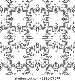 Striped geometric patterns. Digital design.Black and white pattern for web page, textures, card, poster, fabric, textile.