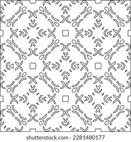 Striped geometric patterns. Digital design.Black and white pattern for web page, textures, card, poster, fabric, textile.