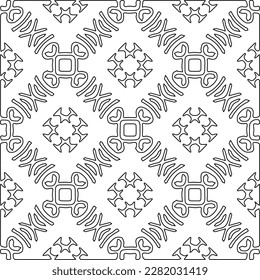 Striped geometric patterns. Digital design.Black and white pattern for web page, textures, card, poster, fabric, textile.