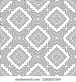 Striped geometric patterns. Digital design.Black and white pattern for web page, textures, card, poster, fabric, textile.