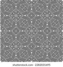 Striped geometric patterns. Digital design.Black and white pattern for web page, textures, card, poster, fabric, textile.