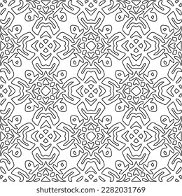Striped geometric patterns. Digital design.Black and white pattern for web page, textures, card, poster, fabric, textile.
