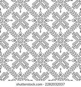 Striped geometric patterns. Digital design.Black and white pattern for web page, textures, card, poster, fabric, textile.