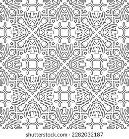 Striped geometric patterns. Digital design.Black and white pattern for web page, textures, card, poster, fabric, textile.