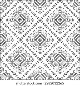 Striped geometric patterns. Digital design.Black and white pattern for web page, textures, card, poster, fabric, textile.