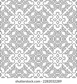 Striped geometric patterns. Digital design.Black and white pattern for web page, textures, card, poster, fabric, textile.