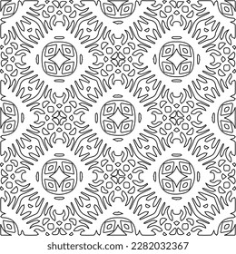 Striped geometric patterns. Digital design.Black and white pattern for web page, textures, card, poster, fabric, textile.