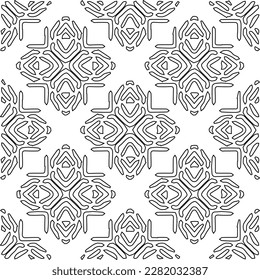 Striped geometric patterns. Digital design.Black and white pattern for web page, textures, card, poster, fabric, textile.