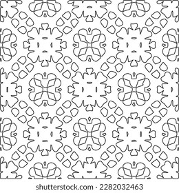 Striped geometric patterns. Digital design.Black and white pattern for web page, textures, card, poster, fabric, textile.