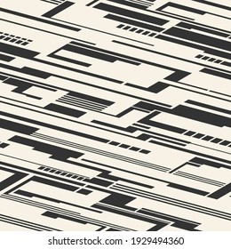 Striped geometric seamless pattern. Abstract modern grunge racing pattern for vinyl wrap and decal. Vector background.