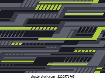 Patrón geométrico sin costuras rayado. Resumen de la textura moderna de las carreras de grunge deportivas para la impresión de envueltos de vinilo. Fondo vectorial.