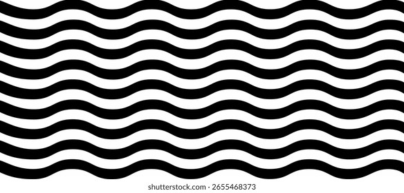 Gestreifter geometrischer Druck, einfacher Vektorhintergrund 