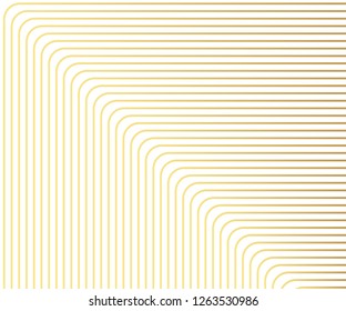Striped gold texture, Abstract warped Diagonal Striped Background, waved lines texture. Brand new style for your business design, vector template for your ideas
