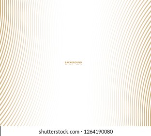 Striped gold texture, Abstract warped Diagonal Striped Background, waved lines texture. Brand new style for your business design, vector template for your ideas