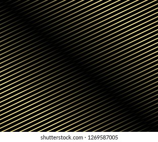 Striped gold texture, Abstract warped Diagonal Striped Background, waved lines texture. Brand new style for your business design, vector template for your ideas