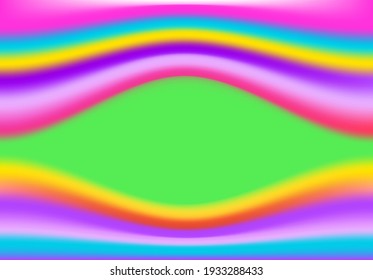 Striped gradient mesh background in vibrant colors. Colorful blurred banner template.  