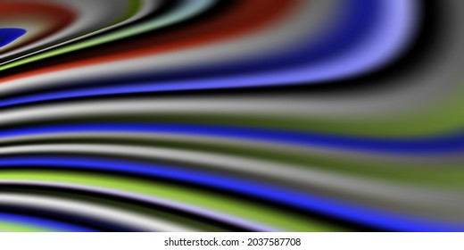 Gestreifter Farbverlauf. Vielfarbiger, heller, ungewöhnlicher Farbverlauf aus Streifen. Hintergrunddesign, Abdeckung. Vektorgrafik