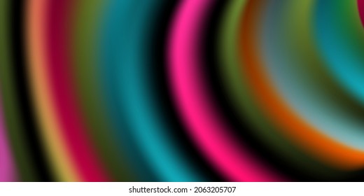 Striped gradient. Multicolored, bright unusual gradient from stripes. Background design, cover. Vector