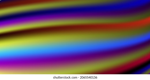 Gradiente rayado. Gradiente inusual multicolor y brillante de rayas. Diseño de fondo, portada. Vector