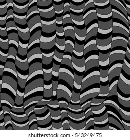 Striped gray background. Geometric textured surface for your design.