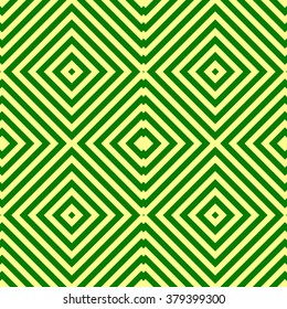 Striped green seamless pattern. Abstract repeat angular lines texture background. Vector illustration