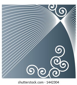 gestreiftes Gitter mit filigranem Hintergrund