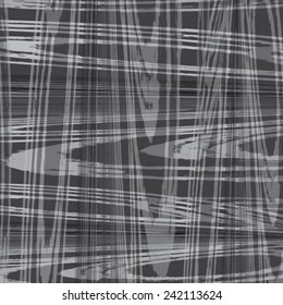 Striped grunge black and white halftone texture. Vector ink grunge brush. Illustration background. 