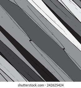 Striped grunge black and white halftone texture. Vector ink grunge brush. Illustration background. 