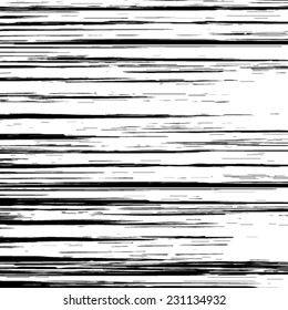 Striped grunge black and white texture. Vector ink grunge brush. Illustration background. 