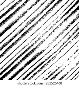 Striped grunge black and white texture. Vector ink grunge brush. Illustration background. 