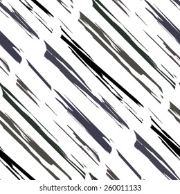 Striped grunge black and white texture. Ink grunge brush. Vector illustration background. 
