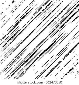 Striped grunge black and white texture. Vector ink grunge brush. Illustration background. 