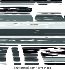 Striped grunge black and white texture. Ink grunge brush vector illustration background.