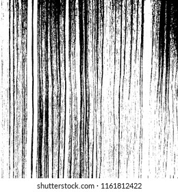 Striped Grunge Overlay Vector Texture For Your Design. Empty distressed wooden fiber background. EPS10 vector.